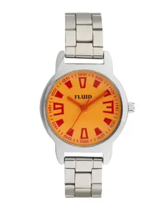FLUID Women Printed Dial &  Bracelet Style Straps Analogue Watch FL23-0021-YL