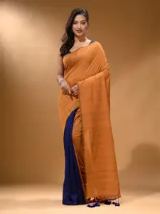 Arhi Colourblocked Pure Cotton Half and Half Saree