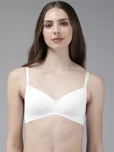 Van Heusen Solid Anti Bacterial Wireless Lightly Padded Bra ILBRBCSSWH11002