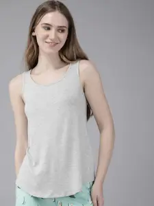 Van Heusen Relaxed Fit Round Neck Lounge Top