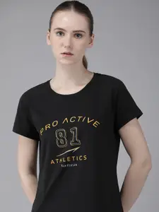 Van Heusen Proactive Women Anti Bacterial Round Neck T-Shirt