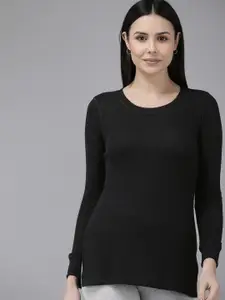 Van Heusen Women Anti Bacterial Round Neck Thermal T-Shirt