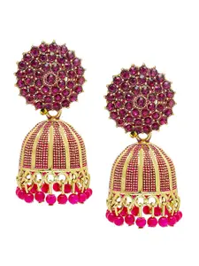 Shining Jewel - By Shivansh Women Contemporary Traditional Jhumka Earrings