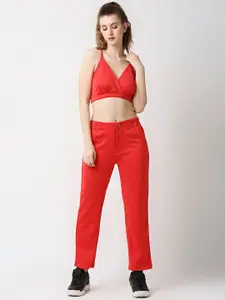 Disrupt Crop Top with Trousers Co-Ords