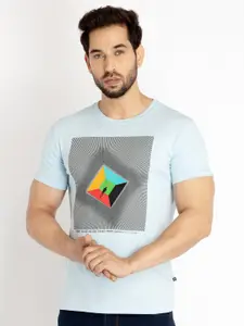 Status Quo Men Printed Cotton T-shirt