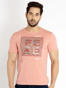 Status Quo Men Typography Printed Cotton T-shirt