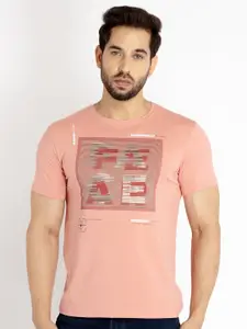 Status Quo Men Typography Printed Cotton T-shirt