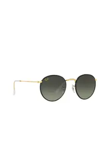Ray-Ban Men Round Sunglasses with UV Protected Lens 8056597446488