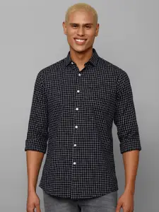 Allen Solly Men Slim Fit Grid Tattersall Checked Casual Shirt