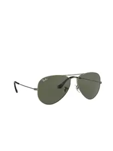 Ray-Ban Men Aviator Sunglasses with UV Protected Lens-0RB302591913158