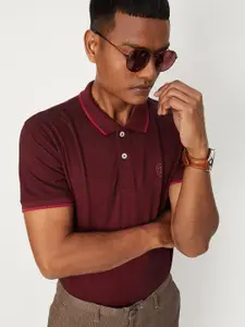 max Men Polo Collar Cotton T-shirt