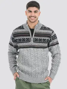 LONDON FOG Men Cable Knit Acrylic Pullover