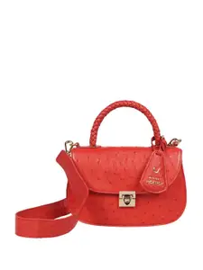 Hidesign Textured Leather Satchel