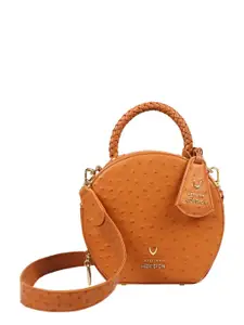 Hidesign Textured Leather Structured Satchel
