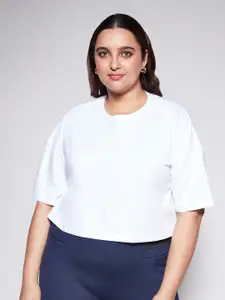 20Dresses Women Plus Size Round Neck Loose Fit T-shirt