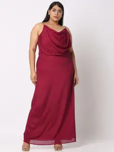 Curves by MISH Plus Size Maxi Dress