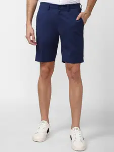 Peter England Men Mid-Rise Slim Fit Shorts