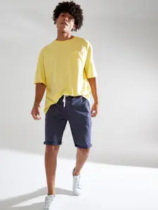 DeFacto Men Cotton Mid Rise Shorts