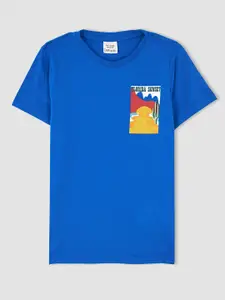 DeFacto Boys Graphic Printed Pure Cotton T-shirt