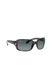 Ray-Ban Women Square Sunglasses with Polarised Lens 8056597210867