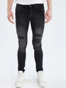 DeFacto Men Mildly Distressed Heavy Fade Jeans