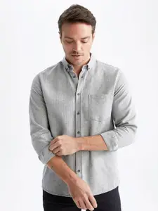 DeFacto Men Regular Fit Long Sleeves Casual Shirt