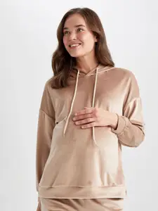 DeFacto Women Hooded Extended Sleeves Sweatshirt