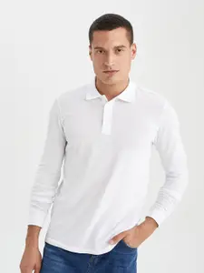 DeFacto Men Pure Cotton Polo Collar T-shirt