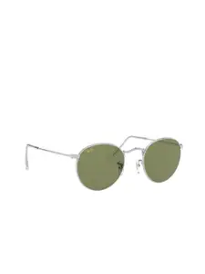 Ray-Ban Men Full Rim Round Sunglasses with UV Protected Lens- 8056597197533