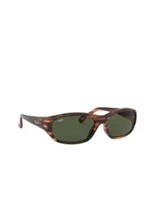 Ray-Ban Men Rectangle Sunglasses with UV Protected Lens-0RB2016820/3159