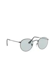 Ray-Ban Men Round Sunglasses With UV Protected Lens 8056597139212