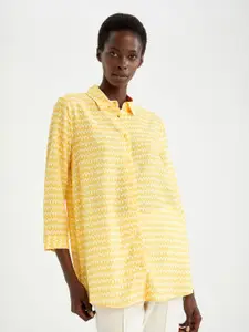 DeFacto Women Printed Casual Shirt