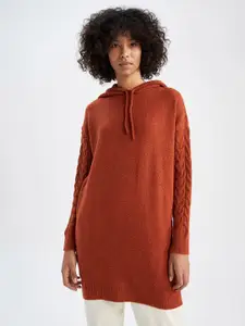 DeFacto Women Hooded Longline Pullover