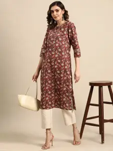 all about you Ethnic Motifs Printed Pure Cotton Kurta