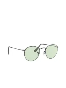 Ray-Ban Men Round Sunglasses with UV Protected Lens 8056597139175