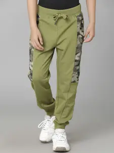 UNDER FOURTEEN ONLY Kids Boys Cotton Mid Rise Joggers Trousers