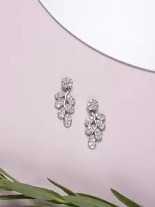 Zavya 92.5 Sterling Silver Contemporary Studs Earrings