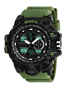 Walrus Men Patterned Dial & Straps Analogue and Digital Watch EWTM-SPORTS-IV-020402