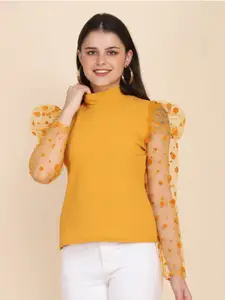 BUY NEW TREND Puff Sleeve Lace Top