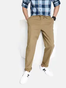 The Roadster Lifestyle Co. Men Khaki MCW Nostalgic Back to School Work To Lounge Trousers