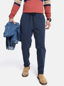 The Roadster Lifestyle Co. Men Blue MCW Nostalgic Back to School Work To Lounge Trousers