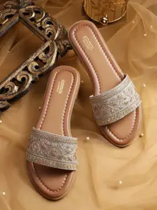 Anouk Women Embellished Open Toe Flats