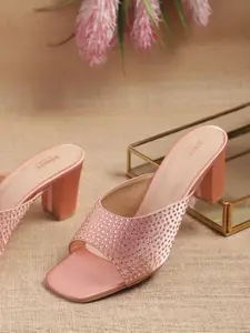 Anouk Embellished Party Block Heels