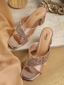 Anouk Embellished Block Heel