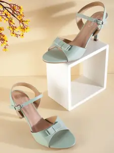 DressBerry Slim Heel Sandals with Bows