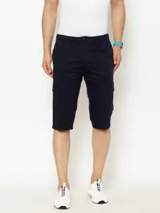 SAPPER Men Mid-Rise Regular Fit Cotton Cargo Shorts