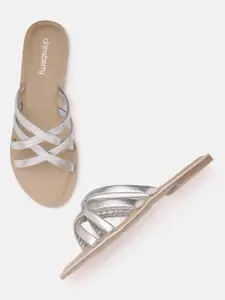 DressBerry Women Strappy Open Toe Flats