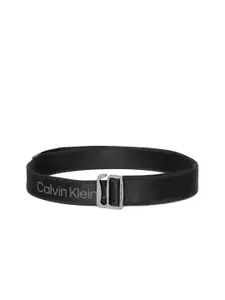Calvin Klein Men Brand Logo Printed Slim Belt