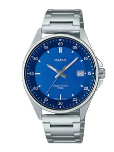 CASIO Men Stainless Steel Bracelet Style Straps Analogue Watch A2100
