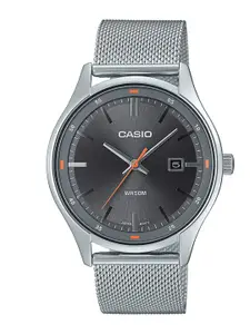 CASIO Men Stainless Steel Bracelet Style Straps Analogue Watch A2108